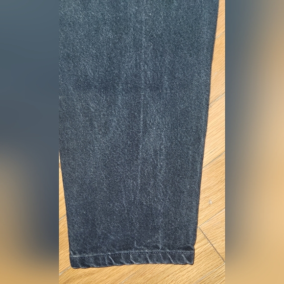 VINTAGE LEVIS 551 MED BLACK WOMENS JEANS GREAT FIND MADE IN THE USA SIZE 8 MED - Picture 13 of 15